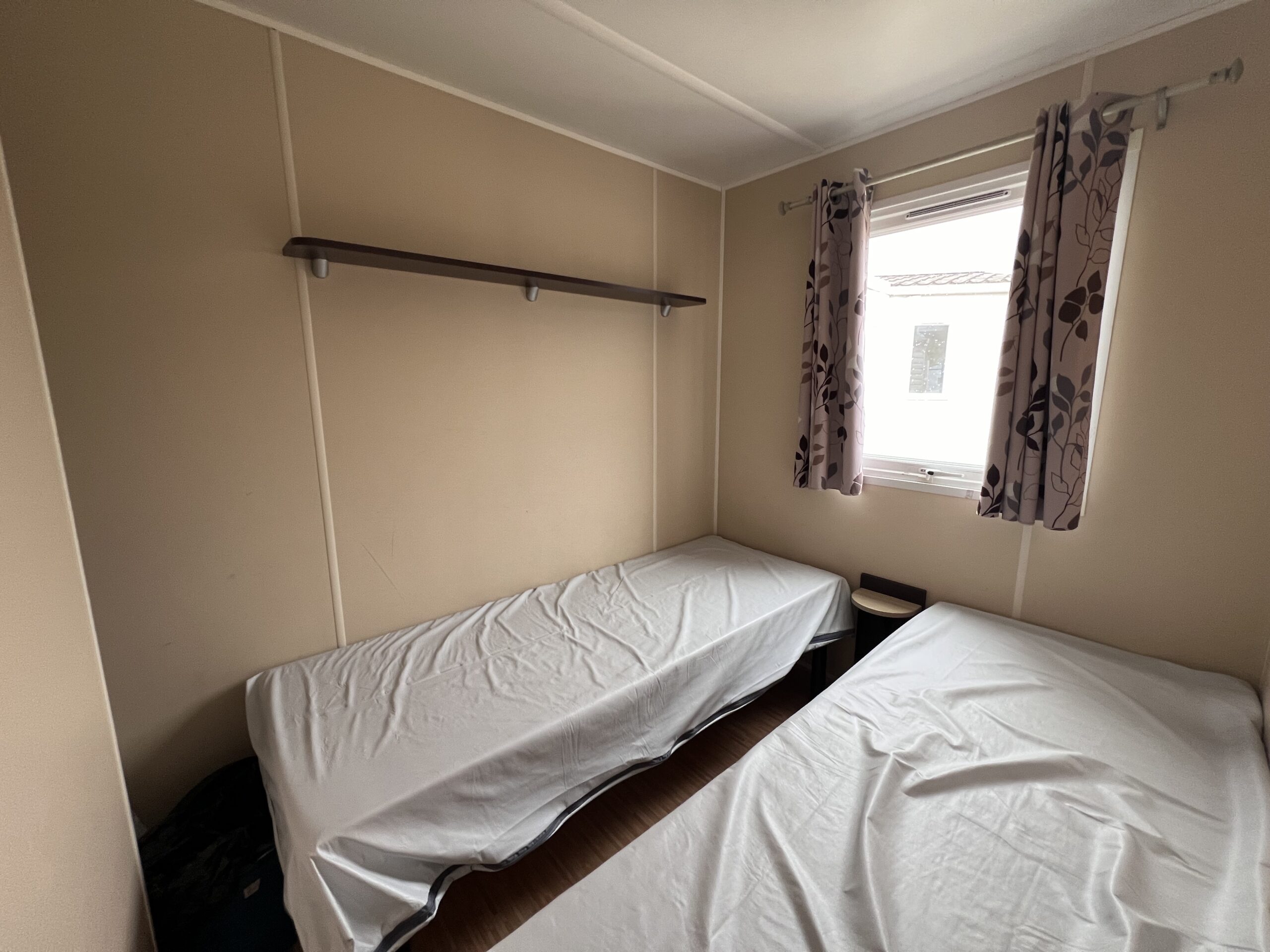 Trigano EVO 6 Dormitorio con dos camas individuales del Trigano EVO